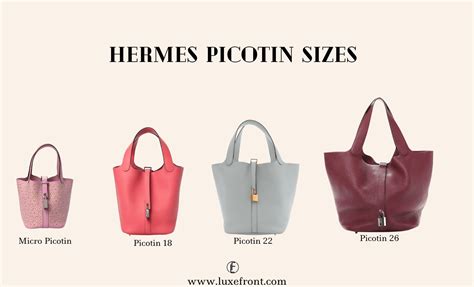 hermes handbag picotin|hermes picotin size chart.